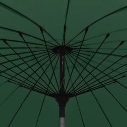 Berkfield Home Outdoor Parasol with Aluminium Pole 270 cm Green - thumbnail 5