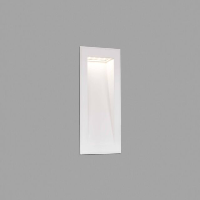 Netlighting Soun Outdoor Led White Recessed Wall Lamp IP65 - image 1