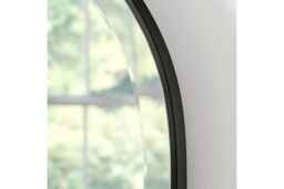 Yearn Mirrors Yearn Simplicity Mantle mirror Bevelled Black 92(w) x 71cm(h) - thumbnail 2