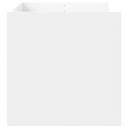 Berkfield Home Durable Coffee Table White 100x50x50 cm Engineered Wood - Size: 100 x 50 x 50 cm - thumbnail 5