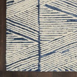 The Rug Shop UK Blue Handmade Wool Modern Geometric Abstract Easy To Clean Area Rug - Size: 240 cm x 300 cm - thumbnail 7