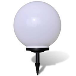 Berkfield Home Outdoor Pathway Lamp LED 40 cm with Ground Spike in White - thumbnail 1