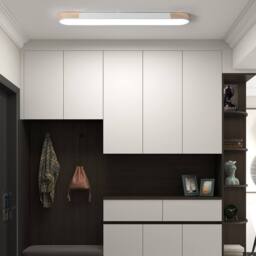 NIVOR 48W Linear LED Ceiling Light 100cm Dimmable Acrylic Lamp with Remote in Metallic Gold - thumbnail 5