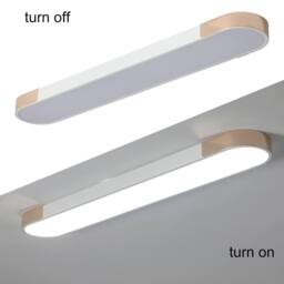 NIVOR 48W Linear LED Ceiling Light 100cm Dimmable Acrylic Lamp with Remote in Metallic Gold - thumbnail 3