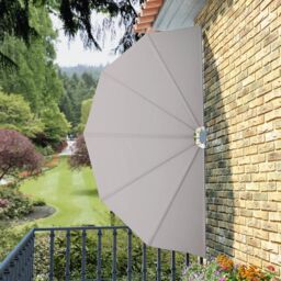 Berkfield Home Collapsible Terrace Side Awning Cream 160 cm - thumbnail 4