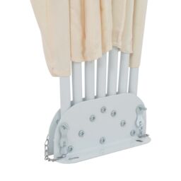 Berkfield Home Collapsible Terrace Side Awning Cream 160 cm - thumbnail 7