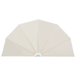 Berkfield Home Collapsible Terrace Side Awning Cream 160 cm - thumbnail 2