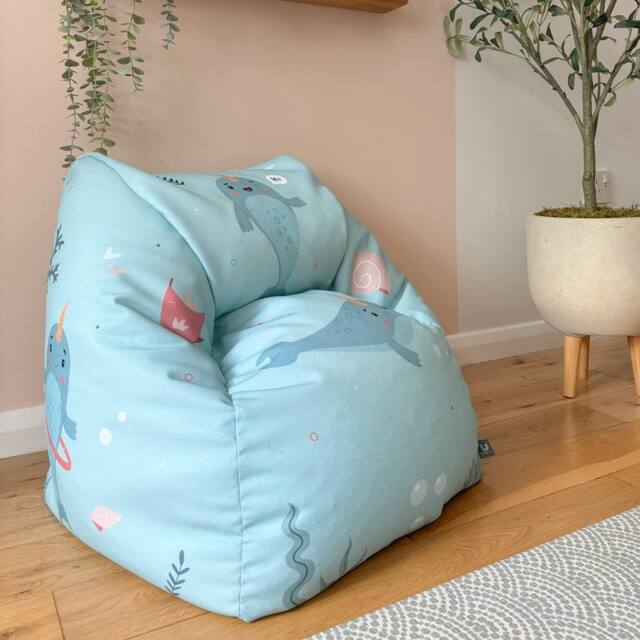 rucomfy Beanbags rucomfy Indoor Under Sea Snuggle Chair Bean Bag - Kids Armchair Seat - image 1
