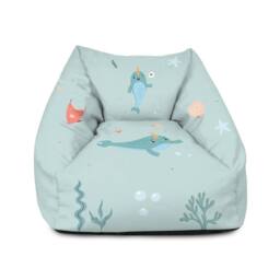 rucomfy Beanbags rucomfy Indoor Under Sea Snuggle Chair Bean Bag - Kids Armchair Seat - thumbnail 3