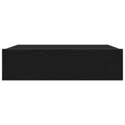 Berkfield Home TV Cabinet with LED Lights Black Oak 60x35x15.5 cm - thumbnail 8