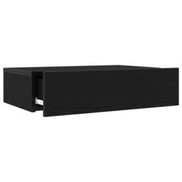 Berkfield Home TV Cabinet with LED Lights Black Oak 60x35x15.5 cm - thumbnail 7