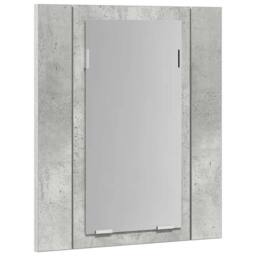 Berkfield Home LED Bathroom Mirror Cabinet Concrete Grey 40x12x45 cm - Size: 40 x 12 x 45 cm - thumbnail 8