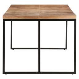 Berkfield Home Dining Table 200x90x76 cm Solid Acacia & Mango Wood in Brown - Size: 200 x 90 x 76 cm - thumbnail 5