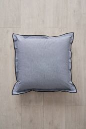 BHS Pierre Cushion in Blue - Size: 45 cm x 45 cm - thumbnail 3