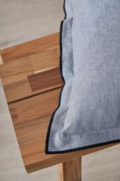 BHS Pierre Cushion in Blue - Size: 45 cm x 45 cm - thumbnail 4