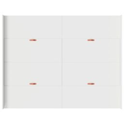 Berkfield Home Storage Bed Frame with Drawer with Headboard with Storage White 150 x 200 cm - thumbnail 8