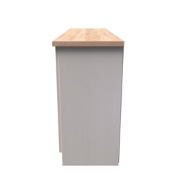 Ready Assembled 2 U Norton 4 Door 1 Drawer Wide Unit (Ready Assembled) in Taupe - Size: Large - thumbnail 2