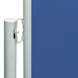 Berkfield Home Patio Retractable Side Awning 180x600 cm Blue - thumbnail 3