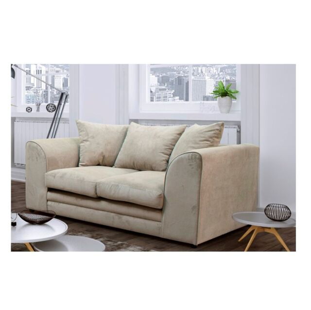 Snugg Furniture UK Limited Kaspo 2 Seater Fabric Sofa in Beige - image 1