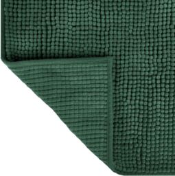 Allure Bath Fashions Chenille Bobble Bath Mat 60 x 90cm - Super Soft Microfibre & Non-Slip in Dark Green - Size: 60 x 90 cm - thumbnail 4