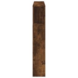 Berkfield Home LED Headboard Smoked Oak 120x18.5x103.5 cm Engineered Wood in Brown - thumbnail 7
