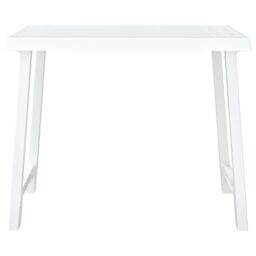 Berkfield Home Camping Table White 79x56x64 cm PP Wooden Look - Size: 79 x 56 x 64 cm - thumbnail 3