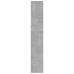 Berkfield Home Book Cabinet/Room Divider Concrete Grey 40x30x166 cm - Size: 40 x 30 x 166 cm - thumbnail 6