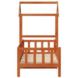 Berkfield Home Day Bed Set 2 pcs Wax Brown Solid Pine Wood - thumbnail 7