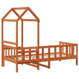 Berkfield Home Day Bed Set 2 pcs Wax Brown Solid Pine Wood - thumbnail 8