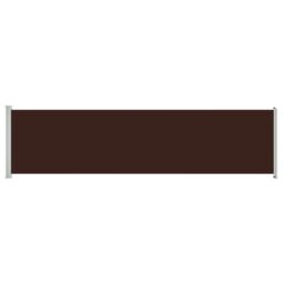 Berkfield Home Patio Retractable Side Awning 600x160 cm Brown - thumbnail 2