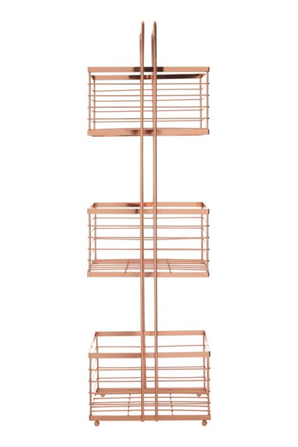 Orsina Dara Rectangular Storage Caddy in Rose Gold - image 1