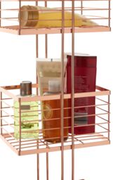 Orsina Dara Rectangular Storage Caddy in Rose Gold - thumbnail 3