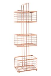 Orsina Dara Rectangular Storage Caddy in Rose Gold - thumbnail 2