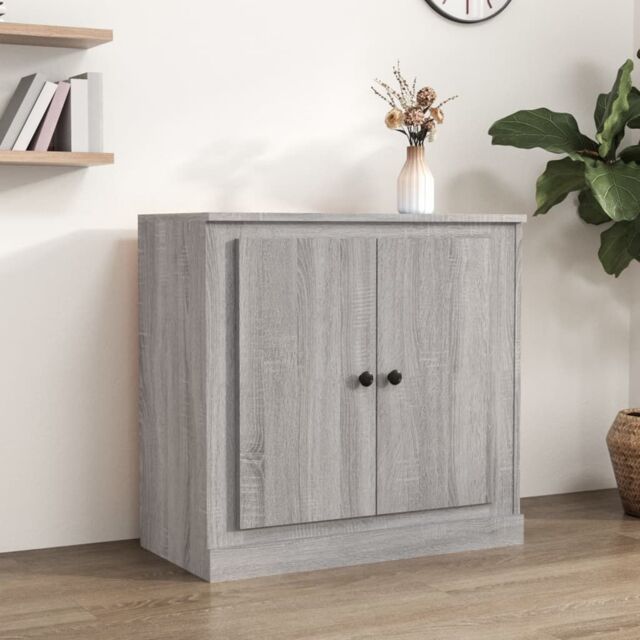Berkfield Home Sideboard Grey Sonoma 70x35.5x67.5 cm Engineered Wood - image 1