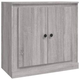 Berkfield Home Sideboard Grey Sonoma 70x35.5x67.5 cm Engineered Wood - thumbnail 2