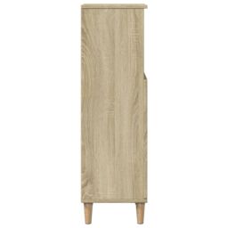 Berkfield Home Bathroom Cabinet Sonoma Oak 30x30x100 cm Engineered Wood in Brown - Size: 30 x 30 x 100 cm - thumbnail 5