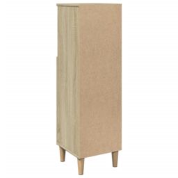 Berkfield Home Bathroom Cabinet Sonoma Oak 30x30x100 cm Engineered Wood in Brown - Size: 30 x 30 x 100 cm - thumbnail 6