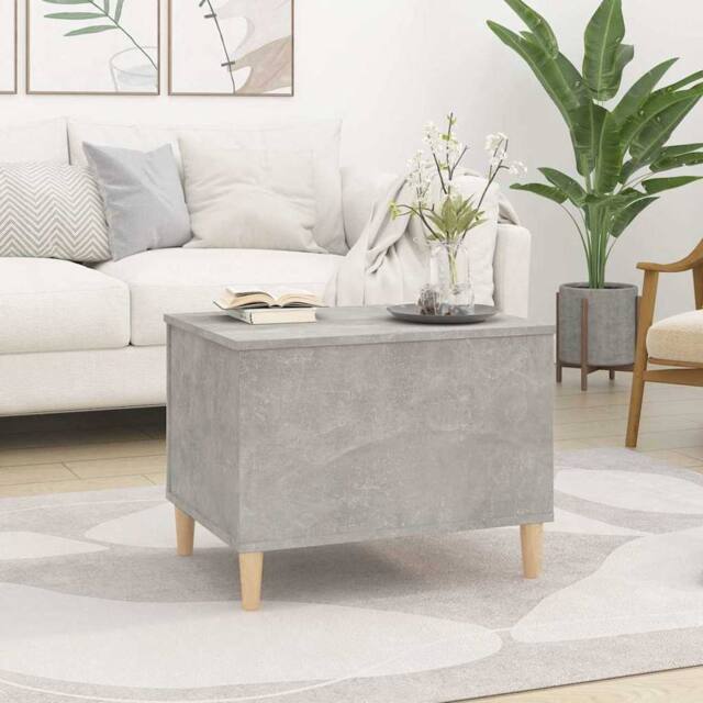Berkfield Home Decorative Coffee Table Concrete Grey 60x44.5x45 cm Engineered Wood - image 1