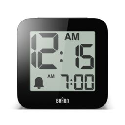 Braun Digital Speaking Alarm Clock in White - thumbnail 1