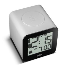 Braun Digital Speaking Alarm Clock in White - thumbnail 4