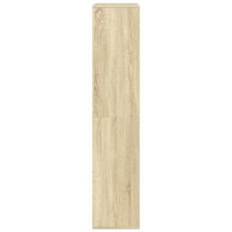 Berkfield Home Room Divider Sonoma Oak 100x33x155.5 cm Engineered Wood in Light Oak - thumbnail 5