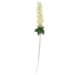 Leaf 75cm Delphinium Cream Artificial Stem in White - thumbnail 2