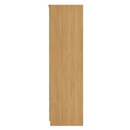 Ready Assembled 2 U Oxford 2 Door 2 Drawer Mirror Wardrobe (Ready Assembled) in Light Oak - thumbnail 6