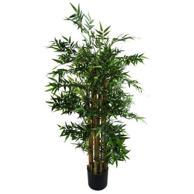 Leaf Artificial Oriental Bamboo Plant 120cm - Realistic plant by Botanik in Green - image 1