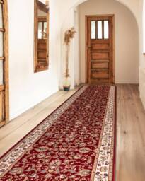 RugsX Wool Nain Runner in Red - Size: 100 cm x 400 cm - thumbnail 3