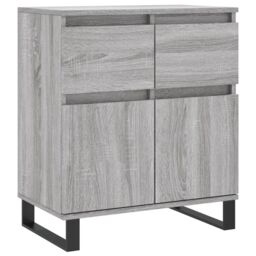 Berkfield Home Sideboard Grey Sonoma 60x35x70 cm Engineered Wood - Size: 60 x 35 x 70 cm - thumbnail 2