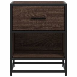 Berkfield Home Bedside Cabinets 2 pcs Brown Oak 40x31x50 cm Engineered Wood - Size: 40 x 31 x 50 cm - thumbnail 5