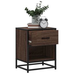 Berkfield Home Bedside Cabinets 2 pcs Brown Oak 40x31x50 cm Engineered Wood - Size: 40 x 31 x 50 cm - thumbnail 4