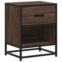 Berkfield Home Bedside Cabinets 2 pcs Brown Oak 40x31x50 cm Engineered Wood - Size: 40 x 31 x 50 cm - thumbnail 6