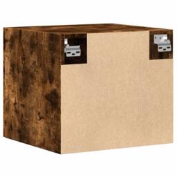 Berkfield Home Wall Cabinet Smoked Oak 45x42.5x40 cm Engineered Wood in Brown - thumbnail 6